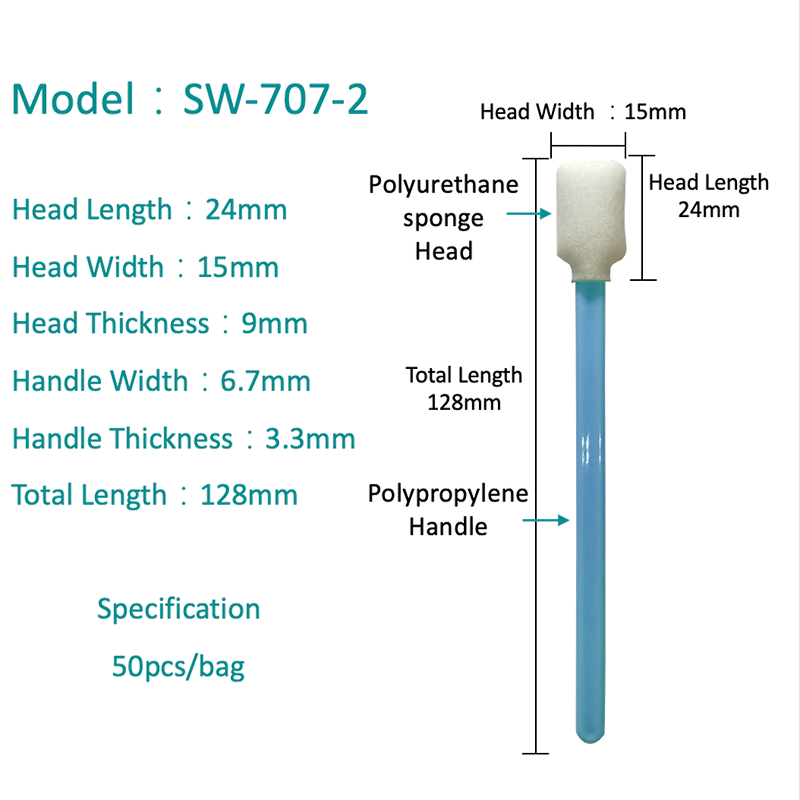 SW-707-2 مقاوم للتآكل ومسحة الإسفنج الناعمة