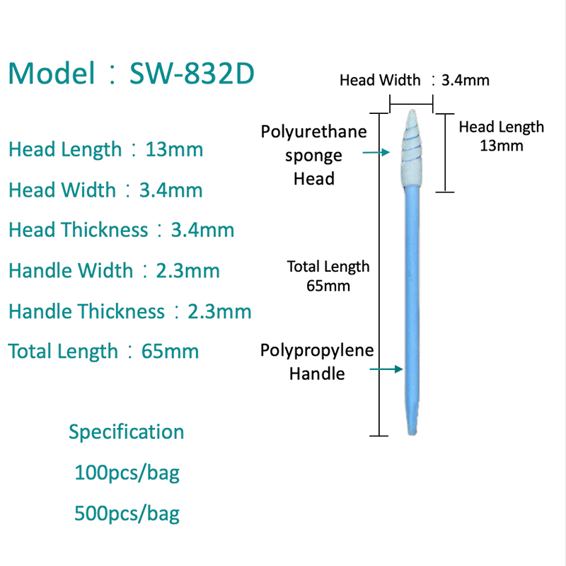 SW-832D تلميح متعدد الوظائف مسحة الإسفنج الإسفنج